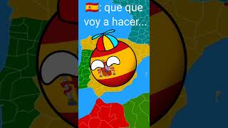 Día de La Hispanidad en Countryballs 12 de Octubre countryballs humor shorts viral [upl. by Hnao261]