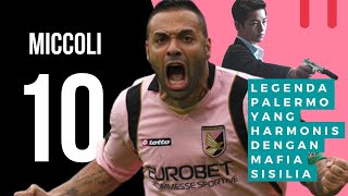 Fabrizio Miccoli Legenda Palermo Yang Tajam amp Lincah Serta Harmonis Dengan Vincenso Cassano [upl. by Gnehs]