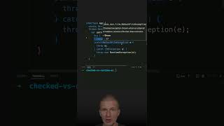 When To Use Checked vs Unchecked Runtime Exceptions java shorts coding airhacks [upl. by Anisamoht]