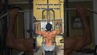 Concentrate more on negative reps ✌️trending shortvideo shorts short workout reels youtube [upl. by Llib]