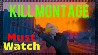 Gta 5 Online  Heavy Sniper And Annihilator Kill Montage Must Watch Dark Eagle Squad [upl. by Clite]