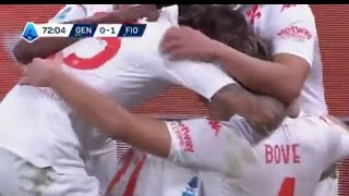 FULL HIGHLIGHTS  Genoa Vs Fiorentina 01 All Goals Results amp Extended Highlights 2024 [upl. by Attiuqehs]