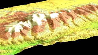 Computer simulation of glacial erosion [upl. by Budd]