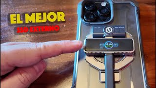 El mejor SSD externo para el iPhone 16 PRO MAX [upl. by Arriek]