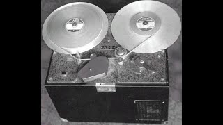 First tape recorded with 1934 AEG Magnetophon prototype [upl. by Persson]