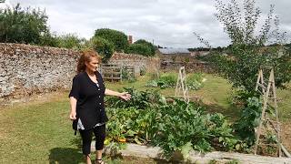 Back to work at the château making good a marble fireplace and a tour of the vegetable garden [upl. by Anneh]