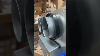 CFM Test Broan 210 AI B210E75RS Q350 Zehnder [upl. by Yorled641]