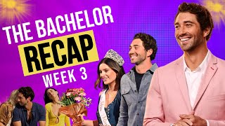 The Bachelor RECAP Week 3 Joey Confronts Maria amp Who Got Eliminated [upl. by Tessie413]