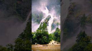 Nature scenery shorts nature beautyofnature waterfall mountains naturelovers natureshorts [upl. by Araec]