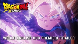 DRAGON BALL DAIMA  World English Dub Premiere of Episodes 13  Official Trailer [upl. by Sharleen139]