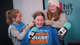 Marrissa Shaves Her Hair For Worlds Greatest Shave  Bec amp Cosi [upl. by Trahern]