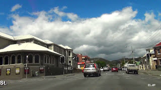 TASMANIA Hobart driving to Cascade Brewery [upl. by Eylrahc]