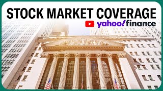 Stock market today Live coverage from Yahoo Finance [upl. by Sayres]