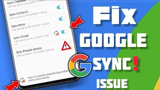 How To Fix Google Account Sync Error Issue on Android [upl. by Nnaeirb966]