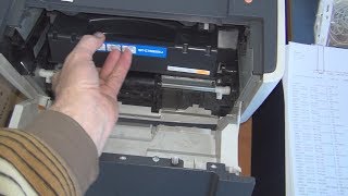 Unboxing and test of HP 53X Q7553X toner replacement for HewlettPackard LaserJet 2015dn [upl. by Gnilhsa327]