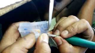 how to cut liquid casting mould of Jewellery [upl. by Sharai]