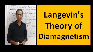 Langevins Theory of Diamagnetism for Engineering and BSc Physics Students [upl. by Anitac203]