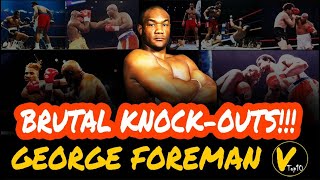 10 George Foreman Greatest Knockouts [upl. by Santini361]