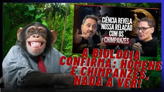 React A BIOLOGIA CONFIRMA HOMENS E CHIMPANZÉS NADA A VER [upl. by Netnert672]