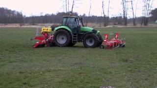 Deutz Agrotron 180 Grünlandbearbeitung [upl. by Marbut]