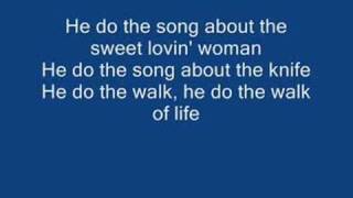 Dire Straits Walk of Life LYRICS [upl. by Assirahs]