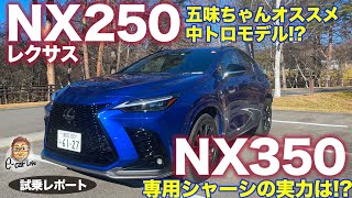 レクサス NX 350 amp 250 【試乗レポート 3】ピュアガソリンモデルの実力は 試乗レビュー完結編 LEXUS NX ECarLife with 五味やすたか [upl. by Dich]