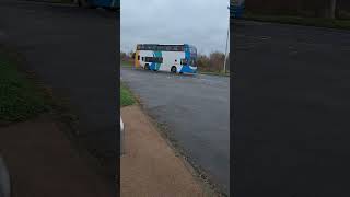 YN64 AKU Stagecoach East Scotland Dunfermline Depot Scania Enviro 400 [upl. by Nnayllas]