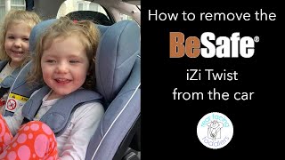 How to remove the BeSafe iZi Twist iSize from the car [upl. by Jaco202]