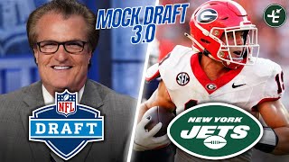 Reacting To Mel Kipers Mock Draft 30  NY Jets Draft Brock Bowers  2024 NFL Draft [upl. by Ynittirb]