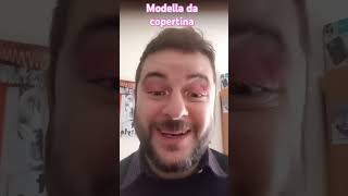 Modella da copertina battute barzelletta cabaret divertente art love shortvideo viral [upl. by Nodnerb554]