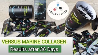 What happens after using VERSUS MARINE COLLAGEN for 36 Days  Versus Marine Collagen Product Review [upl. by Eyar335]