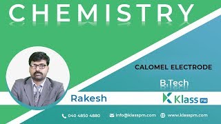 Calomel Electrode Unit3  Engineering Chemistry  BTech Tutorials  KlassPM [upl. by Phillipe]