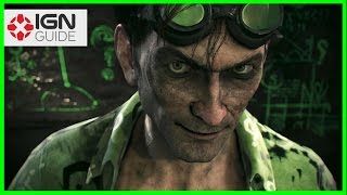 Batman Arkham Knight Panessa Studios Riddler Trophies Part Two [upl. by Eaver511]