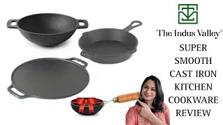 🇮🇳INDIAS BEST Super Smooth Cast Iron 👍Tawa Frying Pan Review  Kitchen Cookware amp Utensils review [upl. by Geesey]