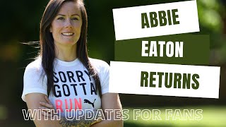 Abbie Eaton Updates Fans As She’s Back On The Track After Breaking Back [upl. by Temple]