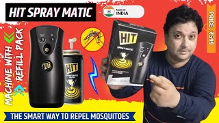 Say Goodbye to Mosquitoes HIT Spray Matic Dispenser Machine with Refill Review [upl. by Borlase]