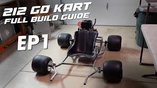 Build Your Own Go Kart EPISODE 1  Gov Removal Frame Design and Tire Install [upl. by Babara436]