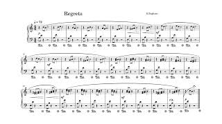 Regrets for piano – E Bogliotti [upl. by Studnia]