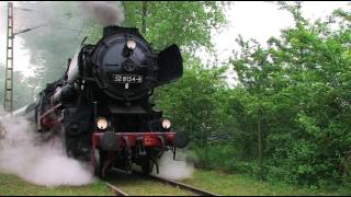 Eisenbahnen zwischen Erzgebirge und Rügen 24 Steam Trains  Züge  Dampfloks [upl. by Llenreb]