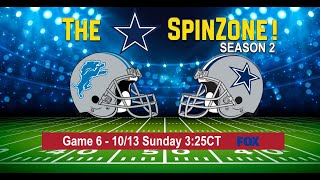 Detroit Lions vs Dallas Cowboys  The Spin Zone  Season 2  Episode 12 [upl. by Nylloh]