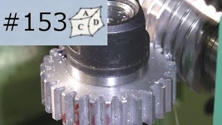 Hobbing with milling machine  profile shift [upl. by Sloatman537]