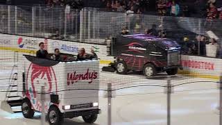 Vinnys Birthday Zamboni Ride during the Chicago Wolves game  November 2022 [upl. by Enirac]