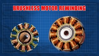 How to Rewind Brushless Motors  Learn to fix or modify your electric motors [upl. by Geordie]