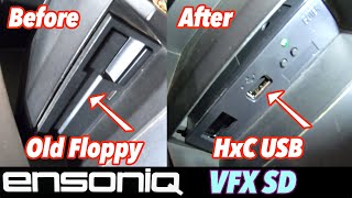 Ensoniq VFX SD  USB Floppy Drive Emulator Installation [upl. by Sparrow]