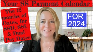 SSAs 2024 Calendar of Payments for SSI Social Security and Dual Benefits  EXPLAINED [upl. by Yreneh193]