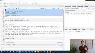Week 10 Rmarkdown  First Steps [upl. by Martguerita]