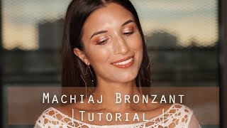 Makeup TUTORIAL  Machiaj bronzant de vara [upl. by Enatan]