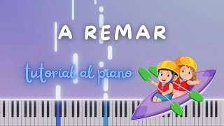 TUTORIAL AL PIANO A remar de Bastien [upl. by Faun]