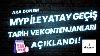 MYP İLE YATAY GEÇİŞ TARİHLERİ VE KONTENJANLARI AÇIKLANDI [upl. by Tips]