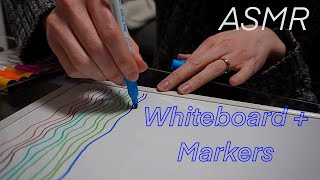 Whiteboard Test ASMR Unwrapping Whiteboard and Testing Markers No Talking [upl. by Kama]